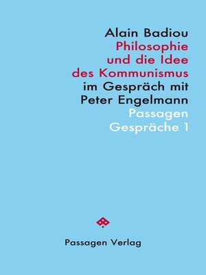 cover image of Philosophie und die Idee des Kommunismus